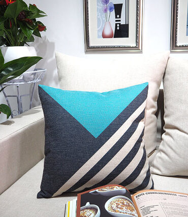 Geometric cushion cover-24B