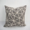 Geometric Gray cushion cover