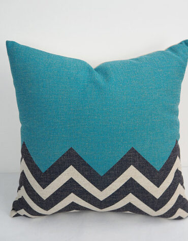 Blue Geometric cushion cover-6A