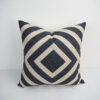 Black and white square decorative pillow covers
