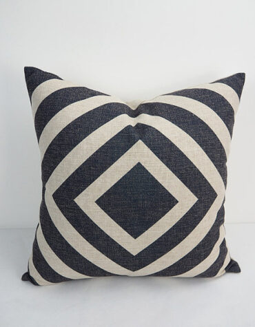 Black and white square decorative pillow covers