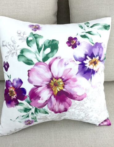 floral pillow cover-15B