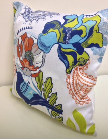 floral pillow cover-17B