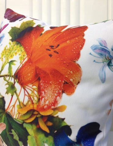 floral pillow cover-18B